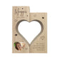 Personalised Solid Wooden Photo Memorial Heart Tea Light Holders