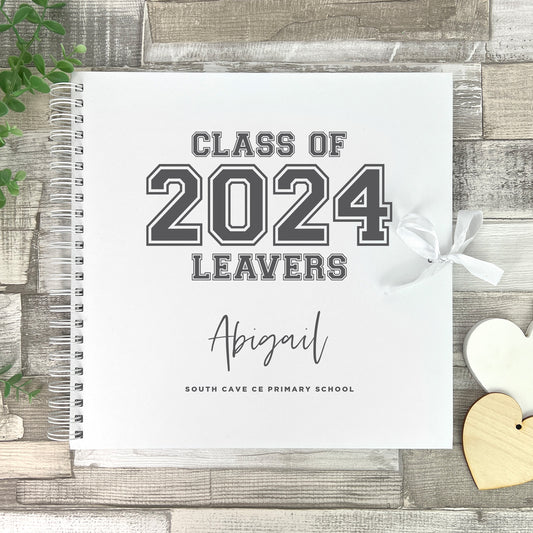 Personalised 'Class Of 2024' Leavers Scrapbook | Signing Book