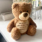 Personalised Comfort Keepsake Memory Bear - Brown