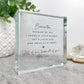 Personalised 'Because Of You' Crystal Token | Acrylic Block