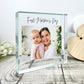 Personalised First Mother's Day Photo Crystal Token | Acrylic Block