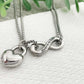 Infinity Always In My Heart Cremation Ashes Urn Necklace