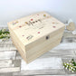 Personalised Mother's Day 'From The Kids' Wooden Pine Memory Box - 4 Sizes (20cm | 26cm | 30cm | 36cm)