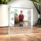 Personalised My First Day At School Photo Crystal Token - 2 Designs