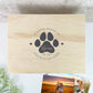 Personalised Wooden Pet Name Memorial Memory Box - 4 Sizes (20cm | 26cm | 30cm | 36cm)