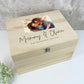 Personalised Our Adventures Together Pine Photo Memory Box - 4 Sizes (20cm | 26cm | 30cm | 36cm)