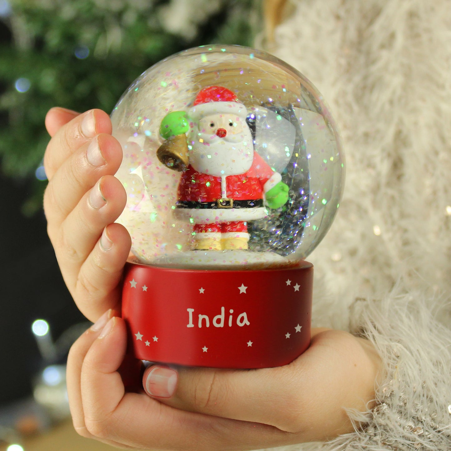Personalised 'Any Name' Santa Snow Globe