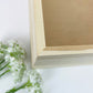 Personalised Paw Prints Pine Wooden Pet Memorial Photo Memory Box - 4 Sizes (20cm | 26cm | 30cm | 36cm)