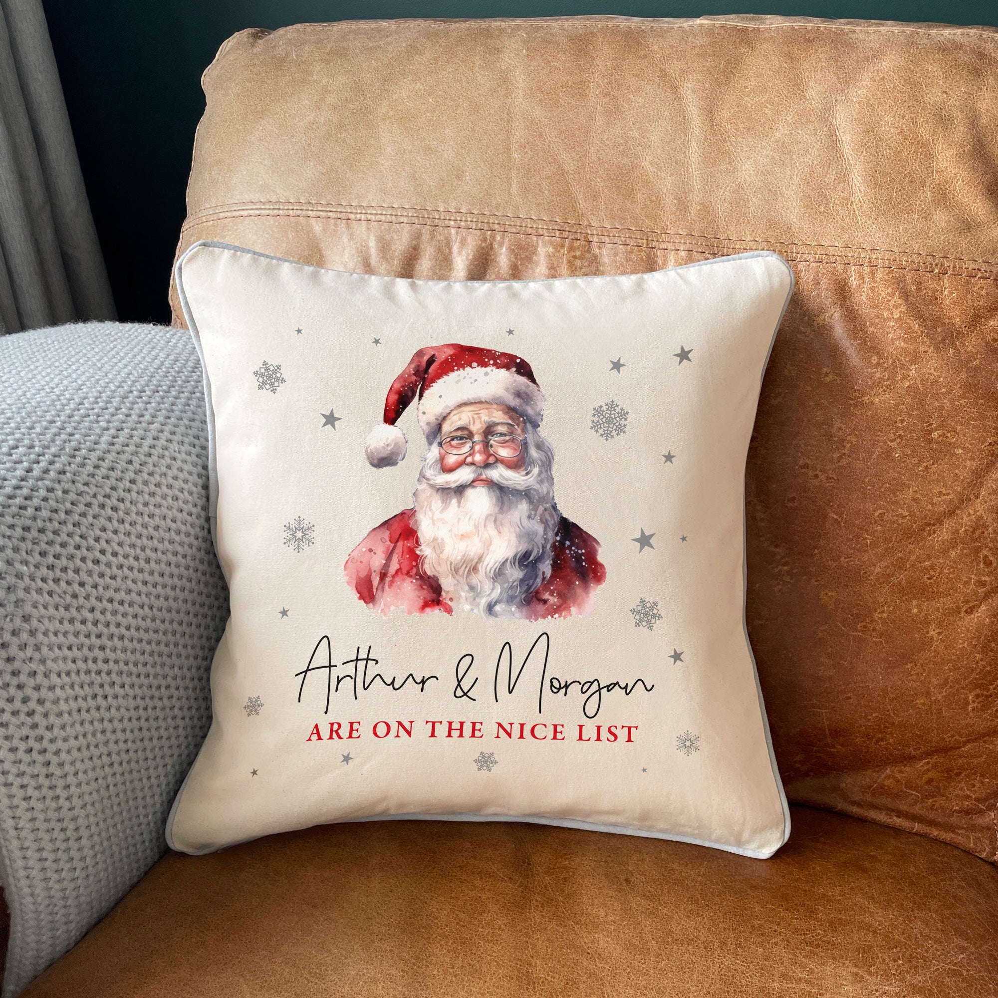 Personalised cotton cushion sales