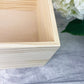 Personalised Wooden Botanical Wedding Keepsake Memory Box - 4 Sizes (20cm | 26cm | 30cm | 36cm)