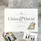 Personalised Luxury White Wooden Boho Wedding Keepsake Memory Box - 3 Sizes  (22cm | 27cm | 30cm)