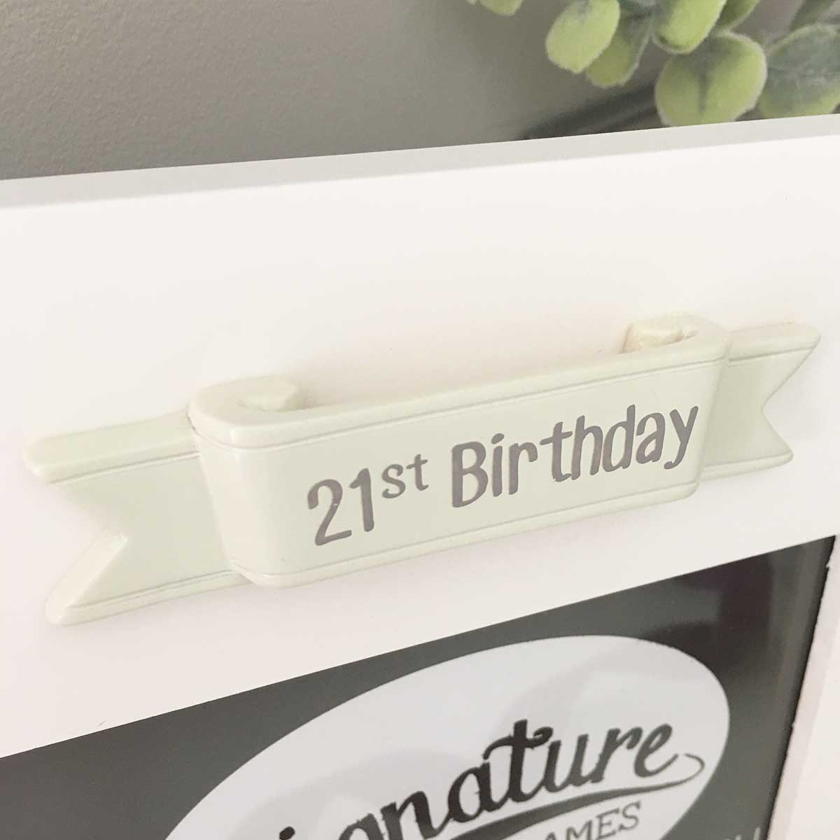 21st Birthday Signature Photo Frame