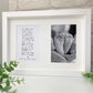 "You'll Never Stop Being A Mum" Angel Baby Poem By Catherine Prutton Double Aperture Photo Frame
