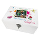 Personalised 'Our Adventures Together' Luxury White Wooden Memory Box From The Kids/Grandkids - 3 Sizes (22cm | 27cm | 30cm)