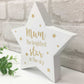 Personalised 'Brightest Star In The Sky' Wooden Freestanding Memorial Star