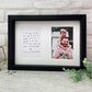'Super Smashing Dad' Father's Day Poem By Catherine Prutton Double Aperture Photo Frame