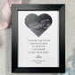 Personalised Framed Baby Scan Father's Day Photo Print