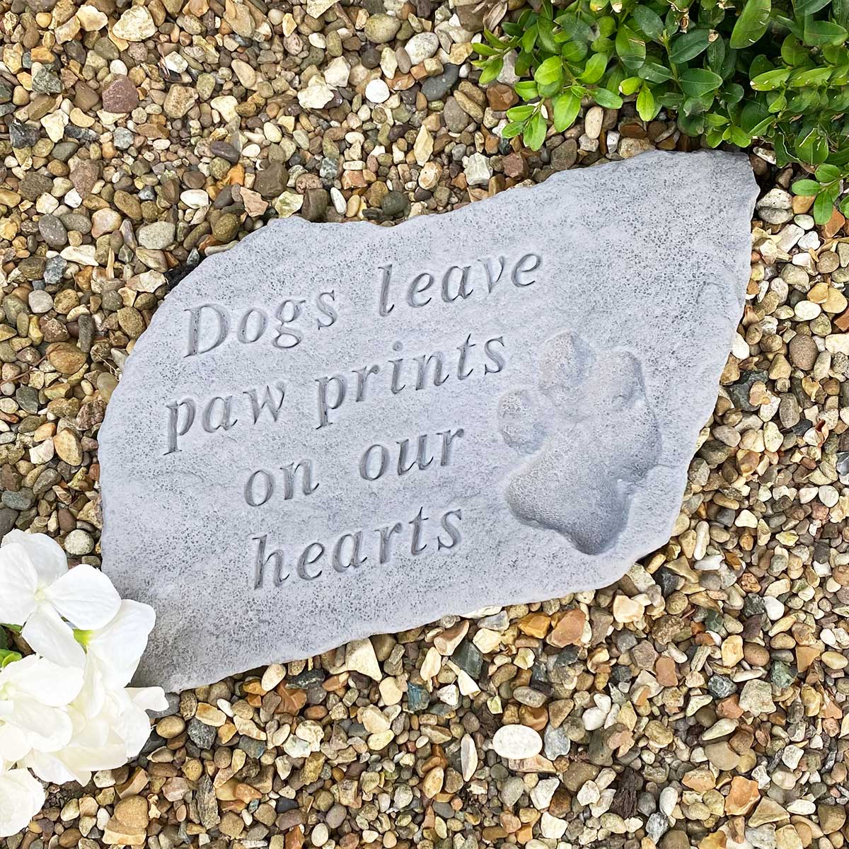Large Outdoor Dog Memorial Stone