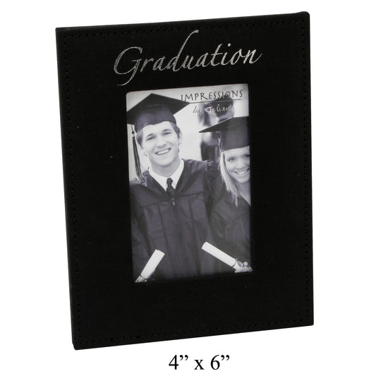 Graduation Photo Frame - Black Fabric