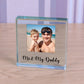 Personalised Glass Token 'Me & My Daddy'