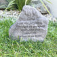 'Gone Yet Not Forgotten' Outdoor Memorial Stone