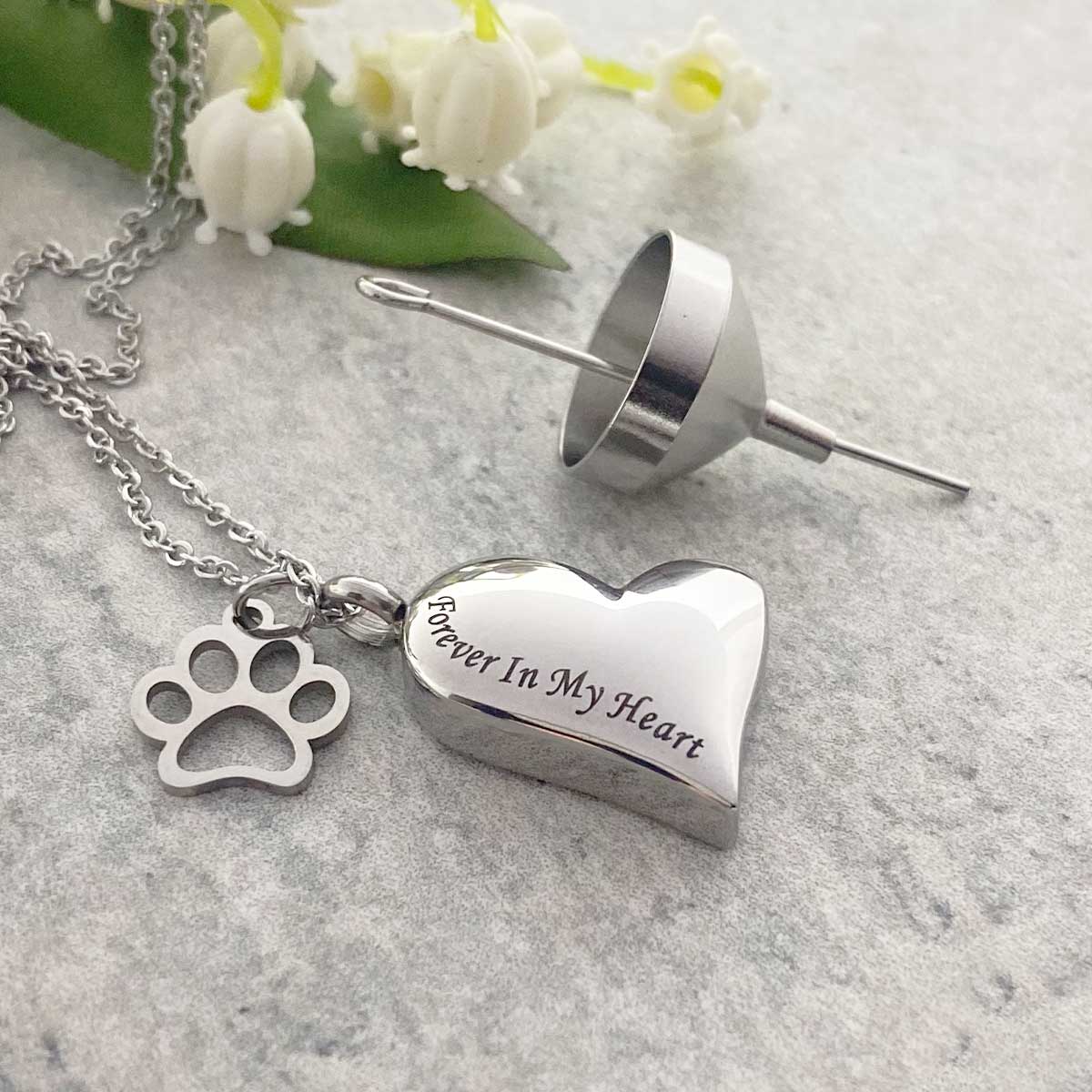 Cremation Ashes Dog Bone Memorial Necklace – Nicky Robin Memorial Jewellery