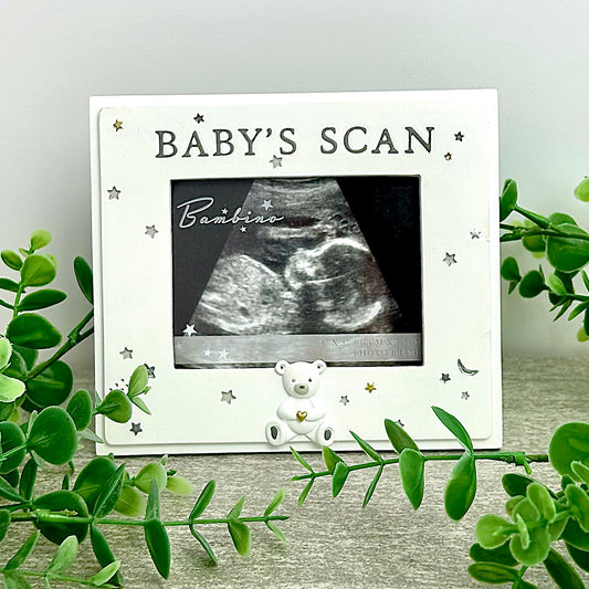 Bambino Resin Baby Scan Photo Frame  4"x 3"