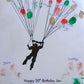 Personalised Parachute/Parascender Fingerprint Art