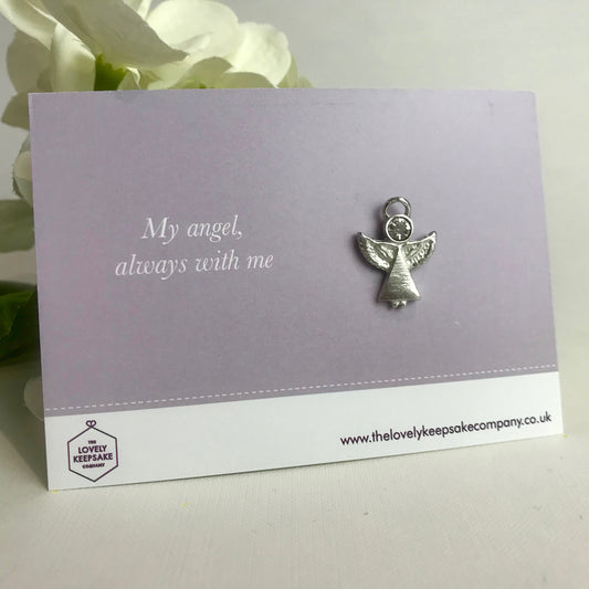 'My Angel Always With Me' Angel Pin