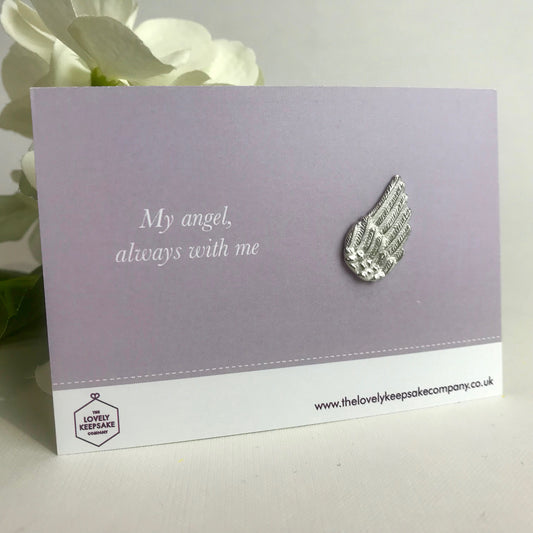 'My Angel Always With Me' Angel Wing Token