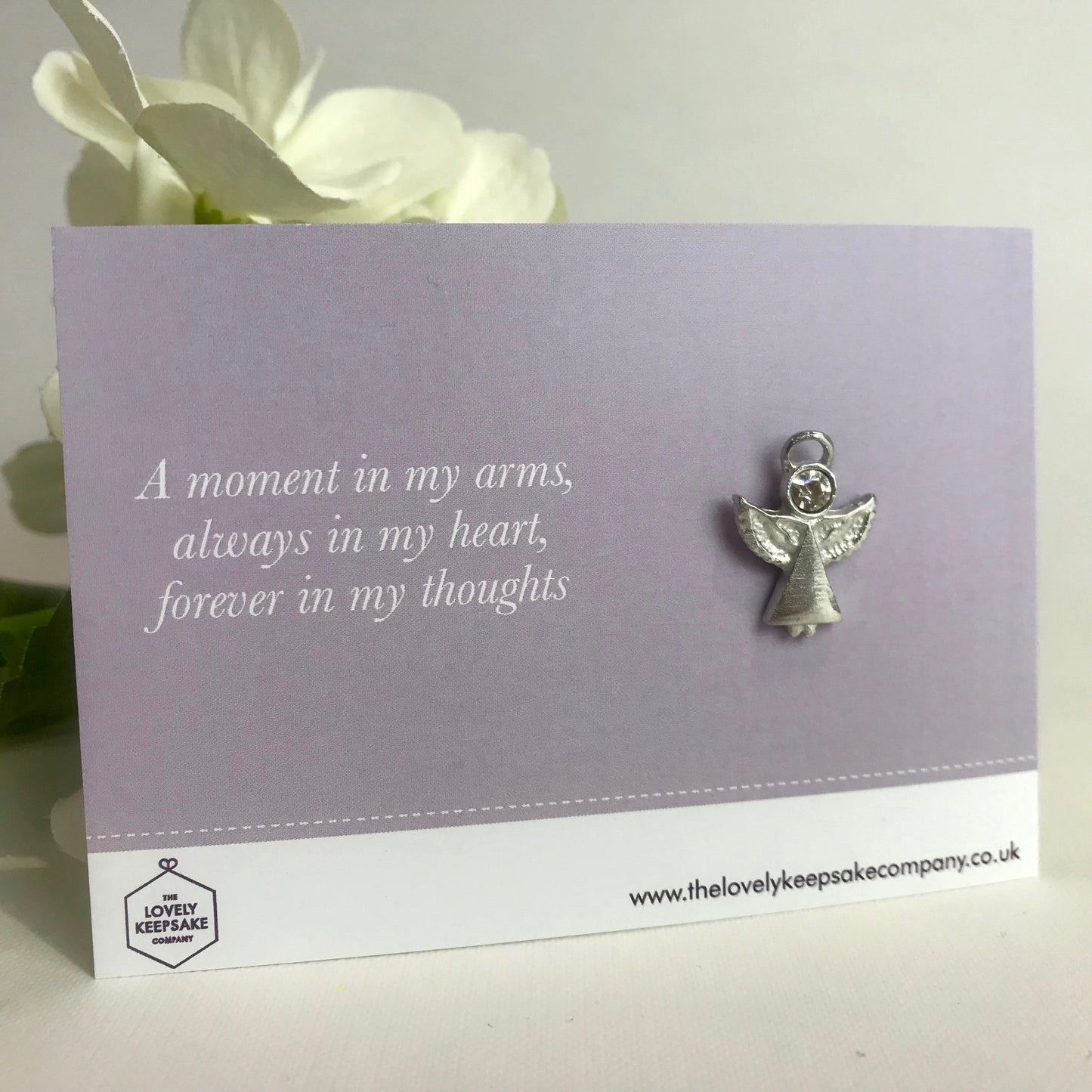 'A Moment in my Arms' Angel Pin