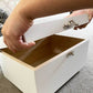 Personalised Pet Heart Design White Luxury Wooden Keepsake Box - 3 Sizes (22cm | 27cm | 30cm)