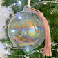 Personalised Iridescent Soap Bubble Glass Bauble