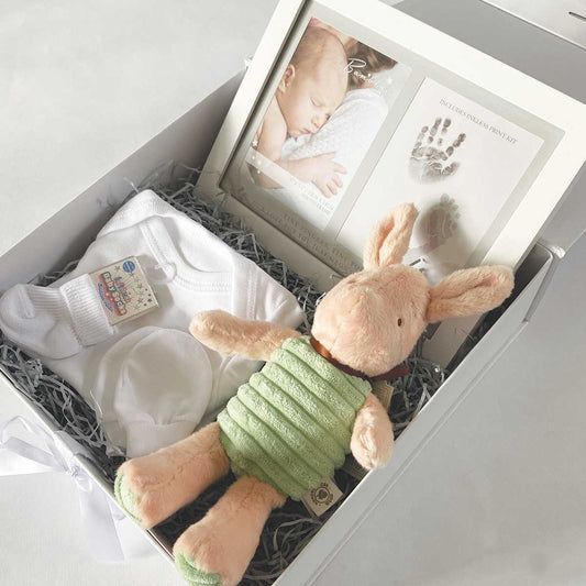 Personalised Disney Classic Hundred Acre Wood™ Keepsake Newborn Baby Gift Hamper - Piglet