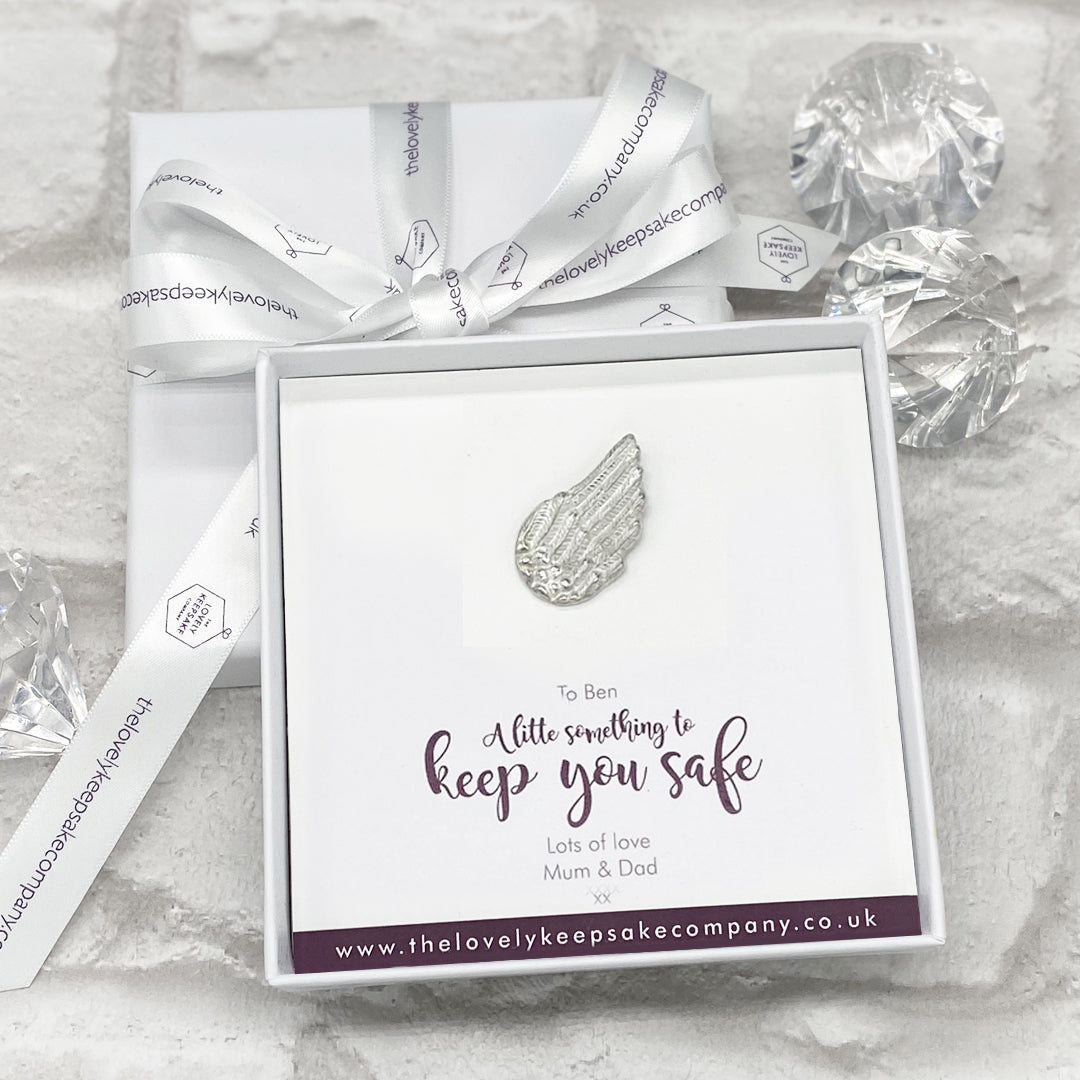 Wing Token Personalised Gift Box - Various Thoughtful Messages