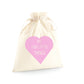 Personalised My Tiny Little Things Heart Laundry Bag