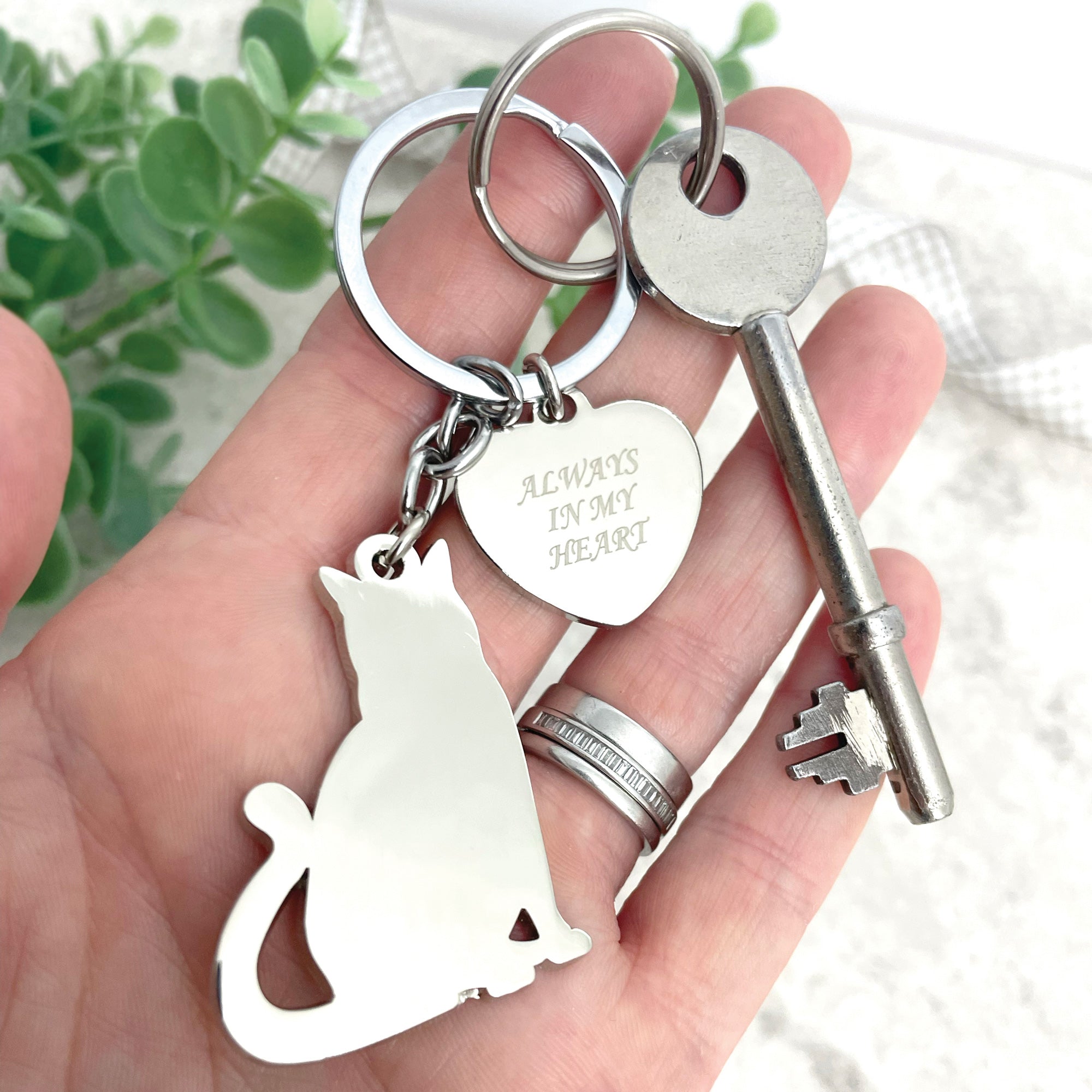 Always in my sales heart charm