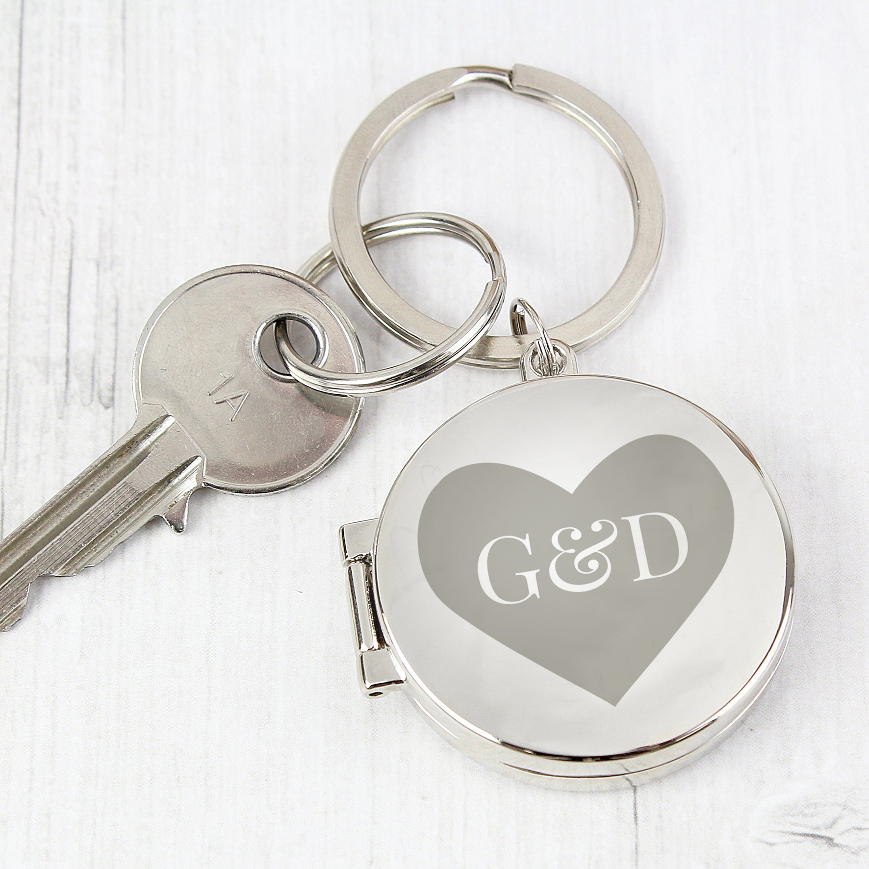 Keychain with initials clearance
