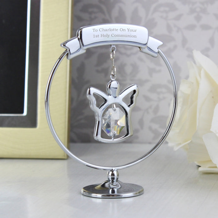 Personalised Crystocraft Angel Ornament - Crystals From SWAROVSKI®