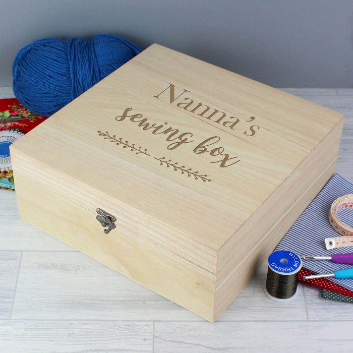 Personalised Wooden Keepsake Box