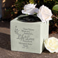 Personalised Life & Love Graveside Memorial Vase