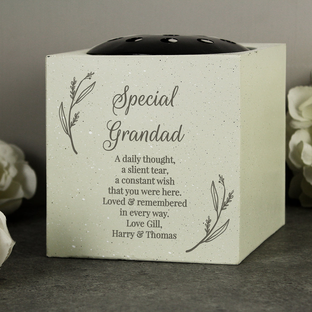 Personalized Custom Memorial Tumbler  Memory Gift Idea for Loss Husband  He Was My Rock Stre  Custom memorial Memorial gifts Personalized  custom