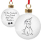 Personalised Bunny Bauble