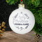 Personalised Christmas Frost Bauble