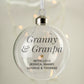 Personalised Gold Star Glass Bauble