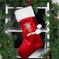 Personalised Luxury Red Christmas Stocking - 6 Designs