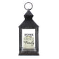Personalised The Family Rustic Black Lantern