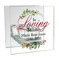 Personalised In Loving Memory At Christmas Mirrored Glass Tea Light Holder