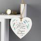 Personalised "You're Like A Mum To Me" Wooden Heart Decoration