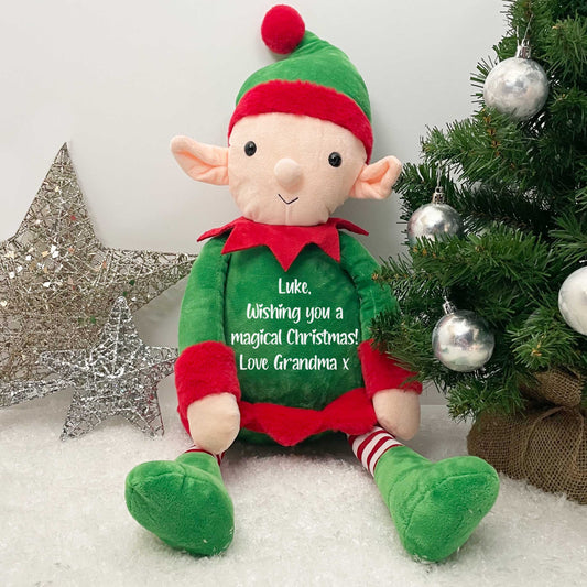 Personalised Elf Soft Toy